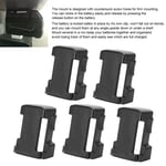 5Pcs Battery Buckle Mount Holder Accessory For Milwaukee M18 Battery Blac Set