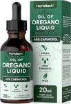 Oregano Oil Vegan Drop Wild Oregano Liquid 60% Carvacrol Dietary Supplement 20ml