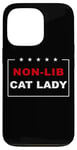 Coque pour iPhone 13 Pro Non-Lib Cat Lady – Funny Anti-Woke USA