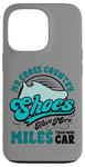 Coque pour iPhone 13 Pro Mes chaussures de cross-country ont plus de milles pour