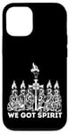 Coque pour iPhone 12/12 Pro We Got Spirit Cross Flames Ensemble Saints