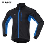 Arsuxeo-Veste De Cyclisme À Séchage Rapide Pour Homme,Maillot Coupe-Vent Imperméable,Manteau D'équitation,Vêtements De Vélo,Équipement De Vélo De Route,Hiver,Garder Au Chaud