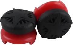 2-Piece Thumb Stick, Silicone Thumb Stick Grip Cover Pour Ps4 Controller Et Ps5 Pour Viser, Contrôler Et Réduire La Fatigue Du Pouce, Rouge