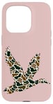 iPhone 15 Pro Pink Camo Duck Hunting Old School Camouflage Hunters Case