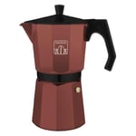 Cecotec Cafetière Italienne Cumbia Mokclassic 300 Garnet. Cafetière En Aluminium Marron, Pour Préparer Un Café Riche En Arôme, Capacité 150 Ml Idéale Pour 3 Tasses, Poignée Ergonomique