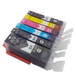 Cartouche d&#39;encre 6pcs PGI 570 compatible CLI 571 pour Canon