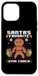 iPhone 12 Pro Max Santas Favorite Gym Coach Gingerbread Man Workout Christmas Case