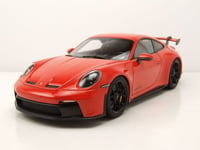 Porsche 911 992 GT3 2021 Orange Maquette de Voiture 1:18 Norev