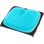 Soft Sitter,Gel Seat Cushion,Medical Soft Sitter Cushion Gel Seat Pad,Long Sitting Pressure Sore Relief Gel Cushions,Honeycomb Gel Cushion for Office,Desk Chair,Tailbone Pain,Sciatica,Coccyx (XL)