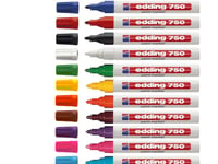 Paintmarker Edding 750 Gul, Skrivbredd 2-4 Mm - (10 St.)