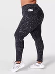 Sweaty Betty Power Reflective Gym Leggings, Black Reflect Leopard Print