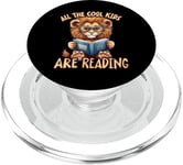 All The Cool Kids Are Reading Lion Teacher PopSockets PopGrip for MagSafe