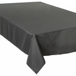 Atmosphera Créateur D'intérieur - Nappe anti-taches - 150 x 300 cm - 150 x 300 - Gris foncé