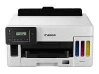 Canon Maxify Gx5040 - Skriver - Farge - Dupleks - Ink-Jet - Påfyllbar - A4/Legal - 600 X 1200 Dpi - Inntil 24 Ipm (Mono) / Inntil 15.5 Ipm (Farge) - Kapasitet: 350 Ark - Wi-Fi(N), Lan, Usb 2.0