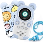 64Go Lecteur Mp3 Enfant Bluetooth 5.3 Baladeur Lecteur Musique Enfant De Livre Audio,Haut-Parleur,Corde De Suspension,Panda De Dessin Animé Portable Mignon Pour Enfants,Son Sans Perte Hifi,Radio Fm