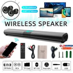 Bluetooth Wireless TV Soundbar Speaker Home Theater Sound Bar HiFi Subwoofer Kit