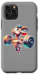 Coque pour iPhone 11 Pro Goat x Haltérophilie x Bodybuilder x Squat