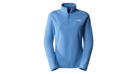 Polaire femme the north face 100 glacier 1 4 zip bleu