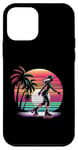 Coque pour iPhone 12 mini Skate Rolling in a Malibu Beach Retro Sunset 80s