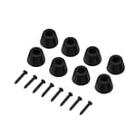 Goshyda 8 Pcs 30x20mm Rubber Feet Anti-vibration Base Pad Mount Stand with Screws for Speaker,Guitar Amplifier,Car Subwoofer