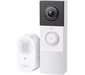 TP-LINK Tapo D210 2K 3 MP WiFi Video Doorbell - White, White