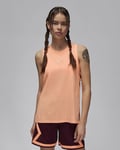 Nike Jordan Women's Diamond Tank Top/Shorts Tracksuit Orange) - XS Tall FB4629