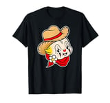 Kewpie Baby Rodeo Clown Cowboy Traditional Tattoo Flash T-Shirt