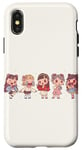 iPhone X/XS Cute Manga Chibi Girls In Different Moods Case