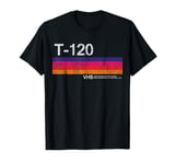 T-120 VHS Video Cassette Tape 80s 90s Nostalgia T-Shirt