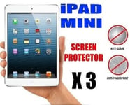 3 X Apple Ipad Mini 4 2015 Anti-glare (matte) Screen Protector Cover & Cloth