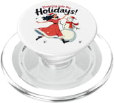 Bonhomme de neige Dancing into the Holidays Princesse Cadeau Homme Femme PopSockets PopGrip pour MagSafe