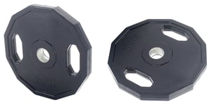 PRO FITNESS Pro Fitness Olympic Rubber Weight Plates 2 x 15kg