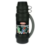 Thermos Premier 34 Series Vacuum Flask Hot Drinks and Soup Insulated, 1.8L Black