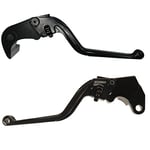 ACCOSSATO Paire de leviers noirs pour Suzuki Gsxr 750 de 2004 à 2005 (CC 750)