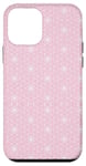 Coque pour iPhone 12 mini Porcelaine rose pâle avec une breloque méditerranéenne pour fille et femme