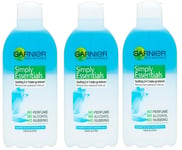 Garnier Simply Essentials Soothing 2in1 Make-Up Remover Face,Lips & Eyes 3x200ml