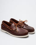 Sebago, Docksides-Brown Waxed Leather