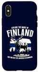 iPhone X/XS Finland's Beauty Adventure Nature Outfit Moose Scandinavian Case