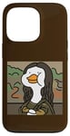 Coque pour iPhone 13 Pro Portrait drôle de canard Lisa, canard hilarant Mona Lisa Art Humour