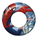 Bestway-98003 Spider-Man BOUÉE DE Sauvetage Spiderman D.56, 98003, Multicolor, 56 cm