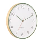 Karlsson Joy Wood Wall Clock Seinäkello KA5926GR - Unisex - 40 cm - Kvartsi