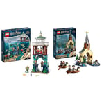 LEGO Harry Potter Le Hangar à Bateaux de Poudlard, Jouet Fantastique pour Enfants & 76420 Harry Potter Le Tournoi des Trois Sorciers : Le Lac Noir, Jouet avec Maquette de Bateau