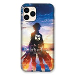 Coque pour Iphone 12 Mini Manga Attaque Titans Soleil