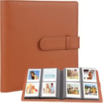 288 Pochettes Album Photo Pour Appareil Photo Instax Square Sq1/Sq6/Sq10/Sq20, Imprimante Kodak Mini 3 Square, Mini 3 Retro, Mini Shot 3 Square, Mini Shot 3 Square Retro (Marron)