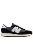 New Balance Mens 237 Trainers - Black, Black, Size 7, Men