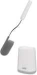 Joseph Joseph Flex Lite - Silicone Toilet Brush with Slimline Holder Set, Flexib