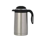 axentia 121224 Bouteille Isotherme en Acier Inoxydable 1, 6 l – Maintien au Chaud Théière pour thé et café, Acier Inoxydable, Argent, 20,5 x 12,5 x 26,5 cm, 6 unités