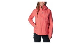 Veste impermeable femme columbia ampli dry ii rose