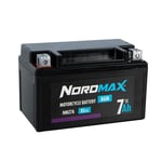 12V 7Ah Nordmax (AGM) batteri 151x85x97