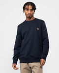 Paul Smith PS Mens Regular Fit Sports Stripe Zebra Sweatshirt - Navy - Size X-Large